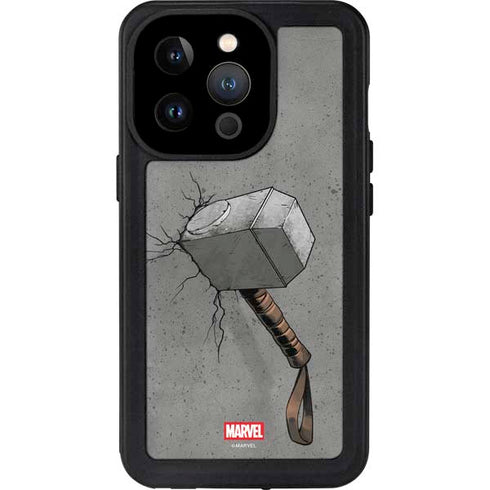 Marvel Thor Thor’s Hammer Mjolnir iPhone 15 Pro Waterproof Case